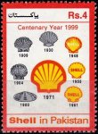 Pakistan Fdc 1999 Brochure & Stamp 100 Years Of Shell Pakistan
