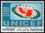 Pakistan Fdc 1971 Brochure & Stamp 25th Anniversary Unicef