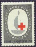 Austria 1963 Stamps Red Cross Centenary