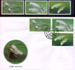 Laos Fdc 2004 & Stamps Dolphins