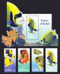 Samoa 1993 S/Sheet & Stamps Emperors Of The Reef Fishes MNH