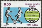 India 1986 Stamp World Cuo Foorball Mexico MNH