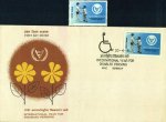 India Fdc 1981 & Stamp International Year Of Disabled