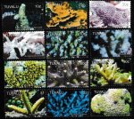 Tuvalu 2006 Corals Definitive s Set MNH