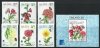 Laos 1988 S/Sheet & Stamps Orchids