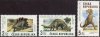 Czech Republic 1994 Stamps Prehistoric Animals Dinosaurs