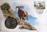 WWF Cyprus 1986 Classic Coin Cover Cyprus Moufflon