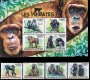 Burundi 2011 S/Sheet & Stamps Primates