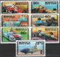 Mongolia 1976 Stamps Set Racing Cars