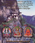Bhutan 2001 Buddha - CHOELONG -TRULSUM-Sheetlet