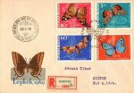 Hungary 1969 Fdcs Butterflies