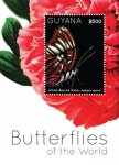 Guyana 2012 Stamps Butterflies Of The World MNH