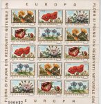 Romania 1983 Stamps Sheet Flowers & Orchids