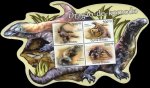 Guinea Bissau 2011 Stamps Odd Shape S/Sheet Komodo Dragon MNH