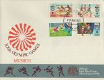 KUT Fdc 1972 & Brochure Olympic Munich Hockey
