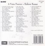 A Voice Forever Kishore Kumar EMI Cd