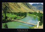 Pakistan Beautiful Postcard Gilgit River