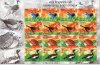 India Stamps 2006 Stamps Sheet Endangered Birds Of India