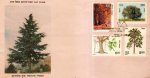 India 1987 Fdc Indian Trees