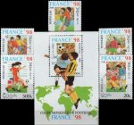 Laos 1996 S/Sheet & Stamps France 98 Football Soccer
