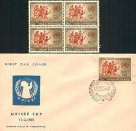 India Fdc 1976 & Stamp World Health Day Eye Blindness