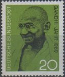 Germany 1969 Stamps Gandhi Centenary