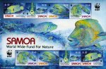 WWf Samoa 2006 Stamps Fishes Humphead Wrasse MNH