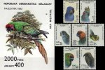 Malagasy 1993 S/Sheet & Stamps Parrots