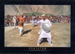 Pakistan Beautiful Postcard Sword Dance From Hunza