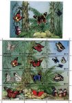 Nicargua 1995 Stamps Sheet & S/Sheet Butterflies