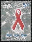 India 2006 Stamp World Aids Day MNH