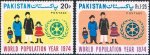 Pakistan Stamps 1974 World Population Year