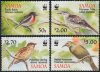 WWF Samoa 1990 Stamps Birds Robin Honeyeater Starling MNH