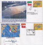 India 2005 Fdc Nations Tribute To tsunami Sufferes & Victims