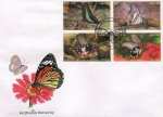 Laos 2003 Fdcs Butterflys