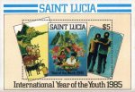 Saint Lucia 1986 S/Sheet International Year Of Youth MNH