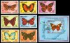 Cambodia 1990 S/Sheet & Stamps Butterflies Insects MNH