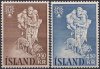 Iceland 1960 World Refugee Year Stamps MNH