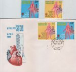 Pakistan Fdc 1978 & Stamp World Hypertension Month