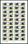 Pakistan Stamps Sheet 1989 WWF Himalayan Black Bear MNH