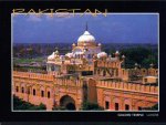 Pakistan Beautiful Postcard Sikh Gurdwara Golden Temple Lahore