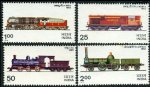 India 1976 Stamps Railway Locomotives Trains MNH