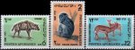 Afghanistan 1967 Stamps Hyena Monkey Gazelle