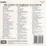 The Genius Of Majrooh Sultanpuri EMI CD