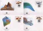 WWF Chile 1984 Beautiful Fdc Deer Whales Seals Etc