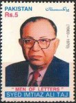 Pakistan Stamps 2001 Dr. Syed Imtiaz Ali Taj