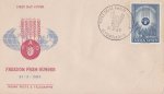 India 1963 Fdc Freedom From Hunger Hyderabad Cancellation