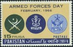 Pakistan Stamps 1966 Armed Forces Day