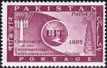Pakistan Fdc 1965 Brochure & Stamp International Telecommunicatn