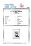 Pakistan Fdc 2001 Brochure & Stamp Abul Asar Hafeez Jalandhri